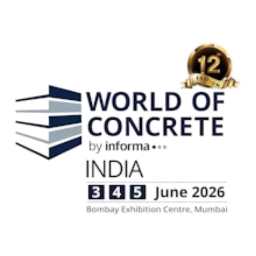 World of Concrete India 2026 exhibition logo